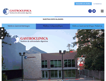 Tablet Screenshot of gastroclinica.com.sv